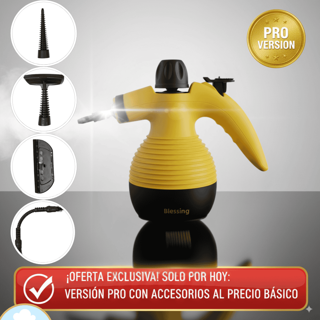 VapoClean™ | Limpieza Profunda con Vapor, sin Químicos y en Minutos