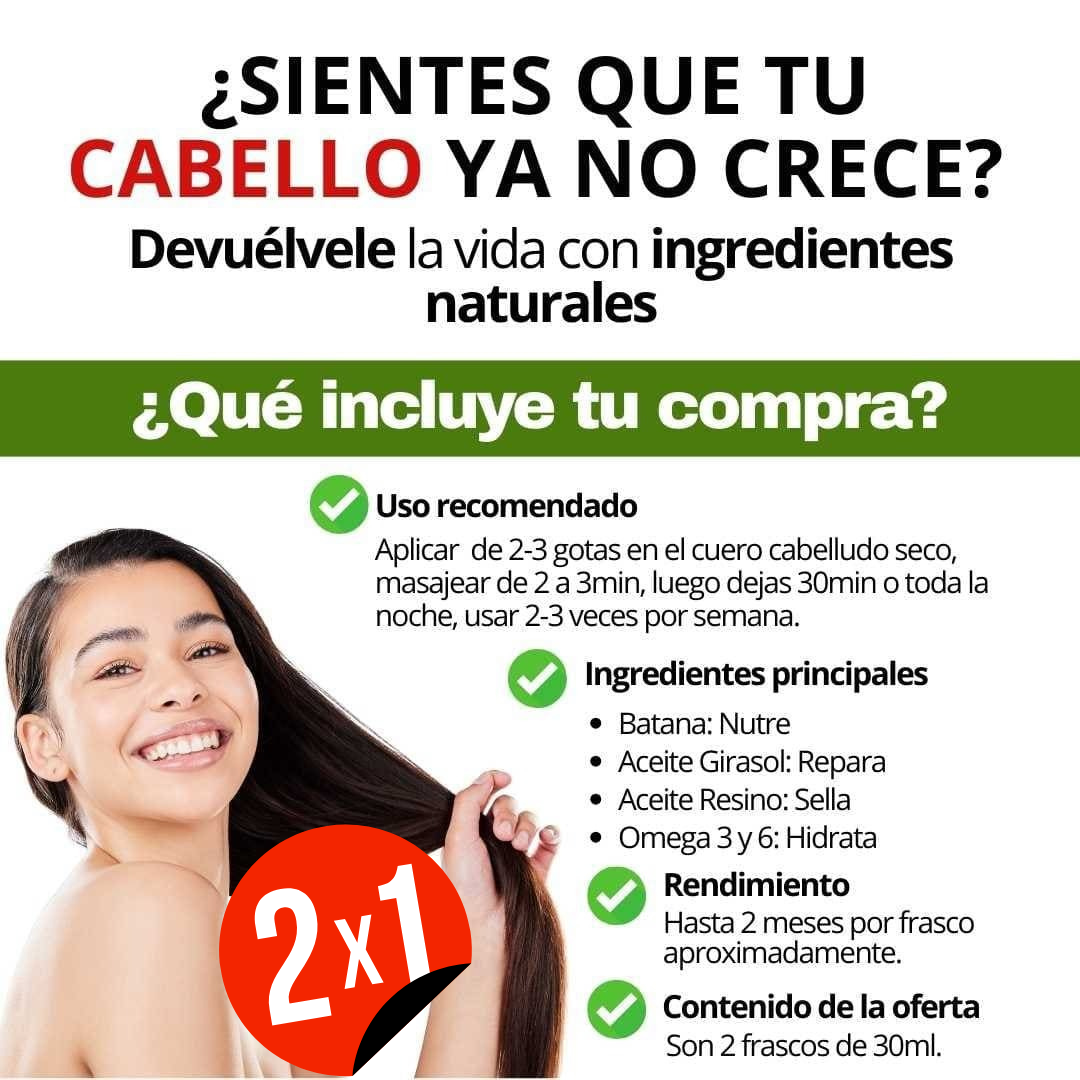 Aceite de Batana x2 | El secreto ancestral para devolverle fuerza y vida a tu cabello