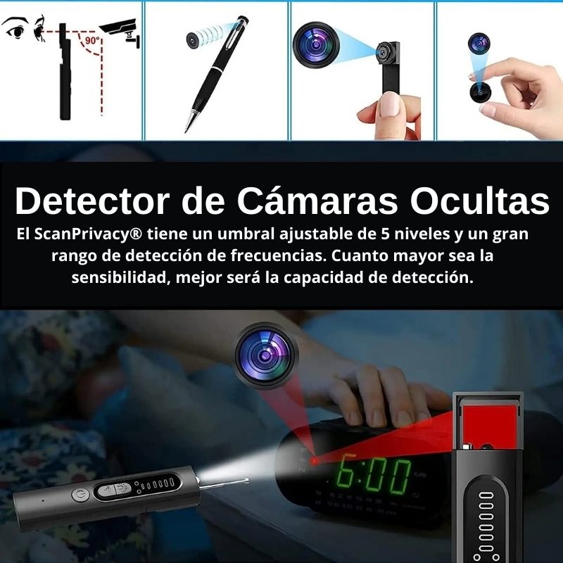 SpyGuard Pro (Grado Militar, con Detección Integrada de RF y Rastreo GPS)