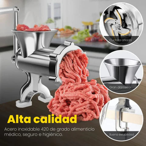 PrimeGrind™ Molino de carne de acero inoxidable
