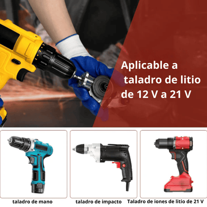 CUTTERPRO™ adaptador de corte de metal para taladro (NO INCLUYE EL TALADRO)