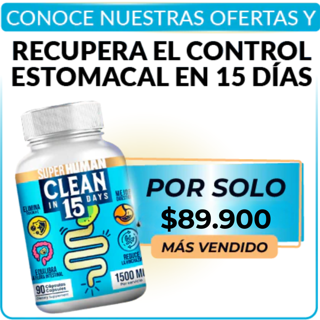Clean15™ Limpieza Completa Estomacal en 15 días