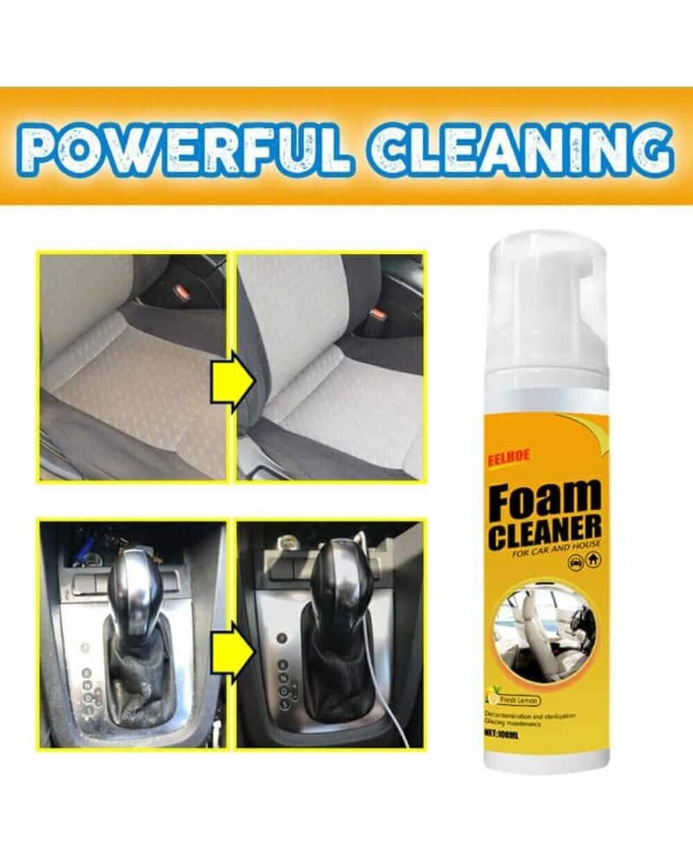 FoamCleaner™ – Espuma Limpiadora Multisuperficies ¡Paga 1 y llévate 2! combo