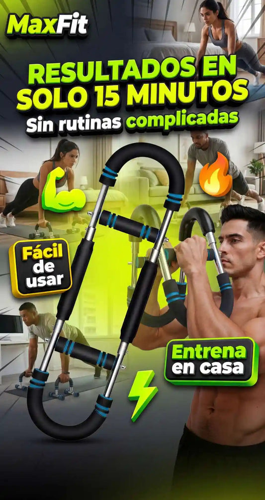 Barra de Entrenamiento Multifuncional: Tonifica Sin Rutinas Complicadas