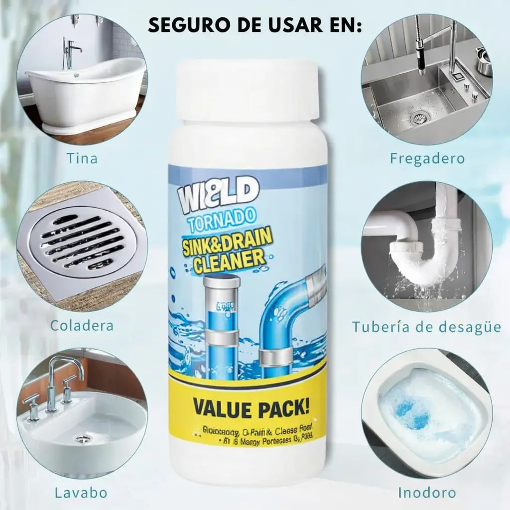 Wild Tornado - Poder Efectivo para Desagües 2X1