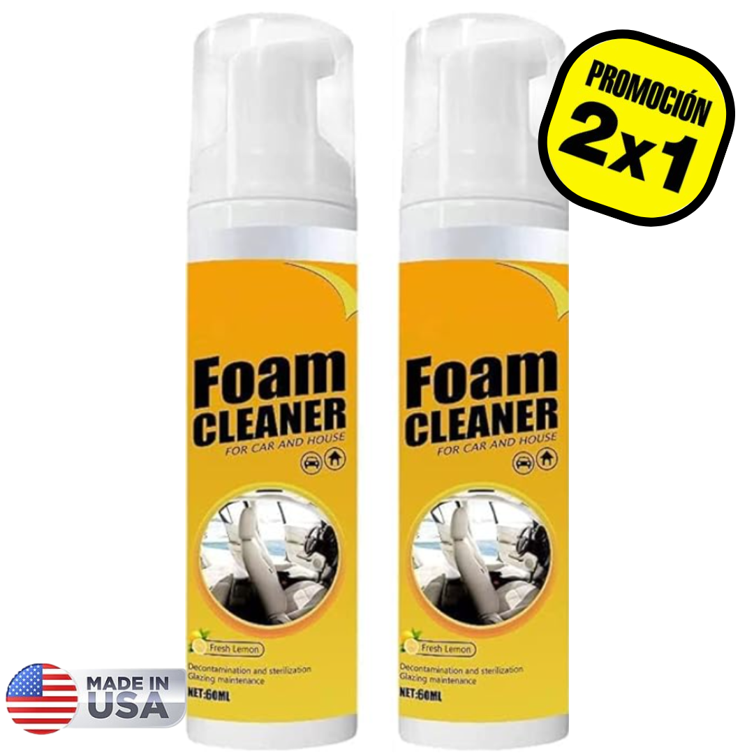FoamCleaner™ – Espuma Limpiadora Multisuperficies ¡Paga 1 y llévate 2! combo