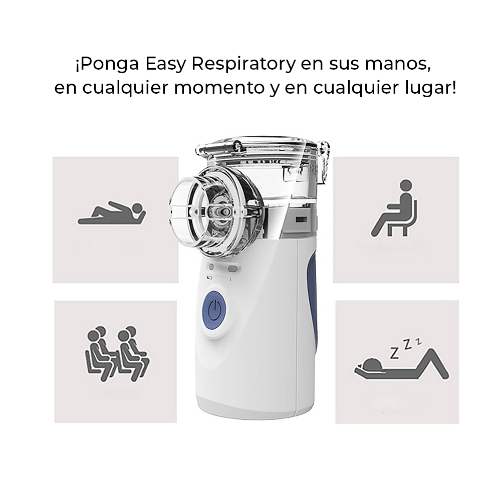 NEBULIZADOR PORTÁTIL MESH – Bienestar respiratorio estés donde estés
