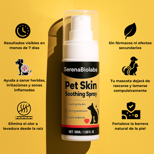 SerenaBiolabs™ Spray – Recupera la calma y el bienestar en la piel de tu mascota