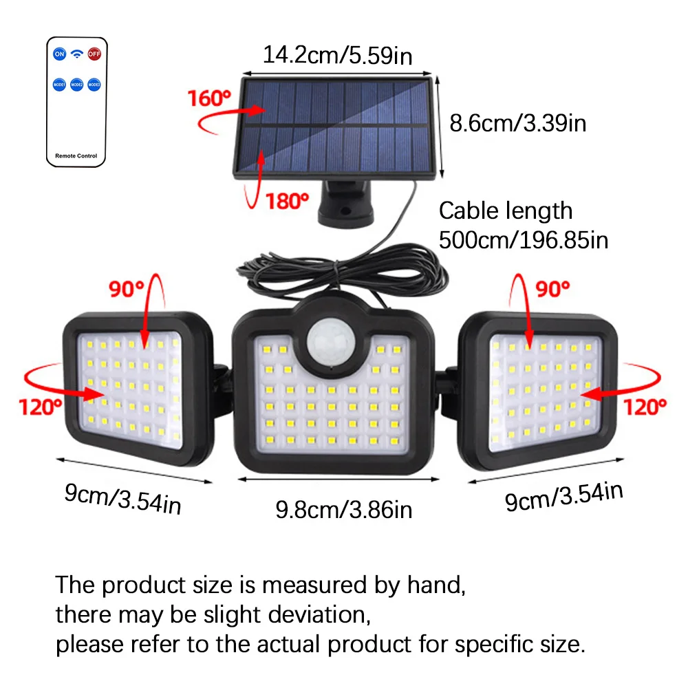 Luz Solar LED Inteligente con Sensor de Movimiento – Seguridad y Eficiencia para tu Hogar