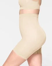 Pantalones cortos de cintura alta sin costuras que levantan la cadera